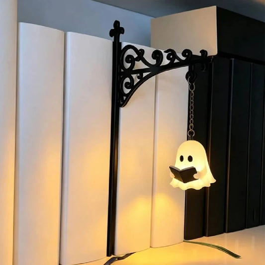 Vintage Bookshelf Lantern Decor