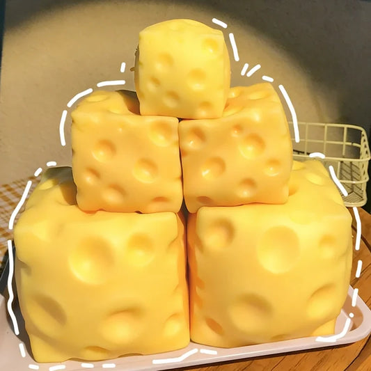 Viral Cheese Squeeze Decompression Toy