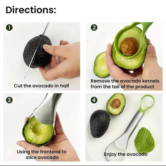 2-in-1 Stainless Avocado Slicer