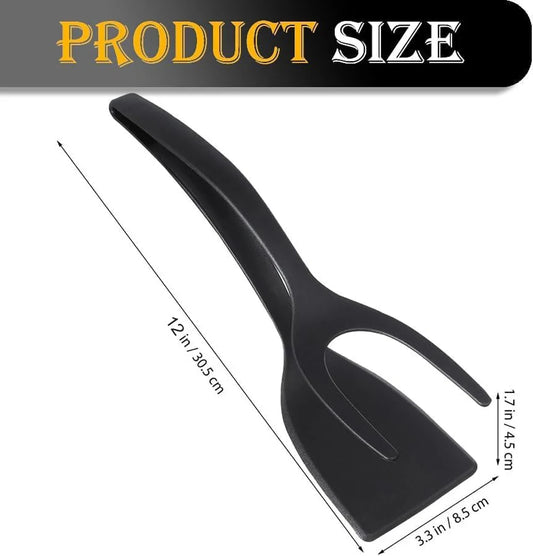 2-in-1 Grip Flip Spatula Tongs