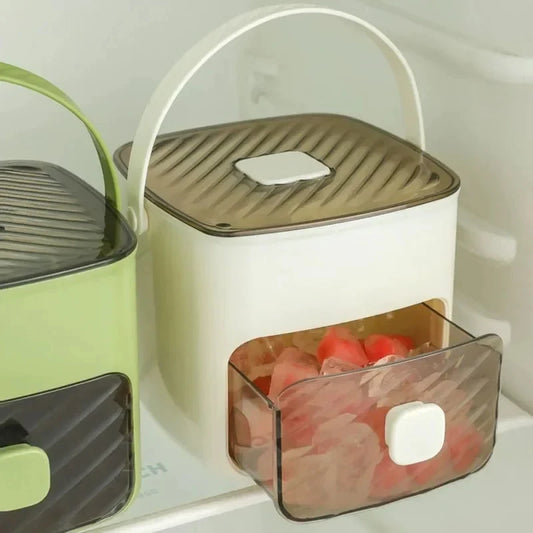 One Touch Ice Cube Maker With Storage