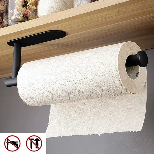 Minimalist Under-Cabinet Paper Towel Holder