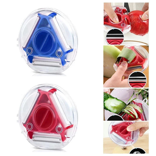 3-IN-1 ROTATING VEGETABLE PEELER