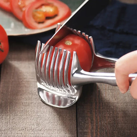 Finger-Safe Fruit and Vegetable Slicer