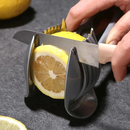 Finger-Safe Fruit and Vegetable Slicer