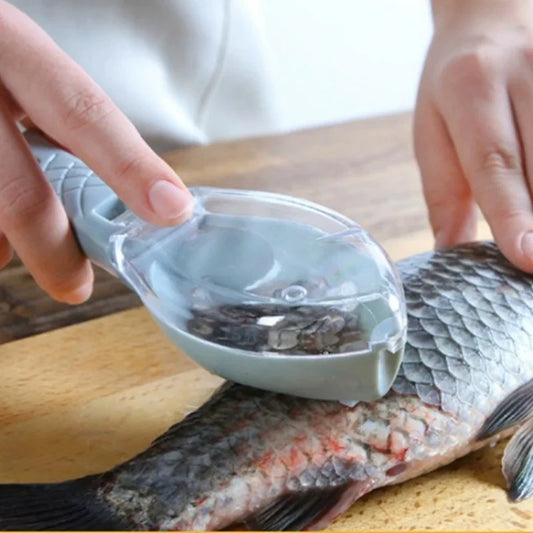 Mess-Free Fish Scaler