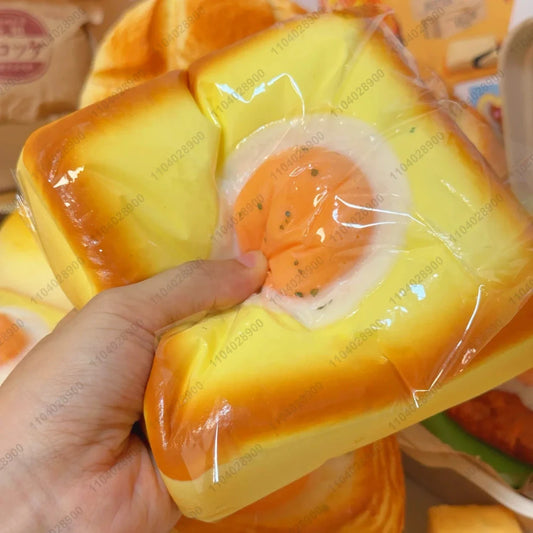 Slow Rising Fried Egg Toast Squishy