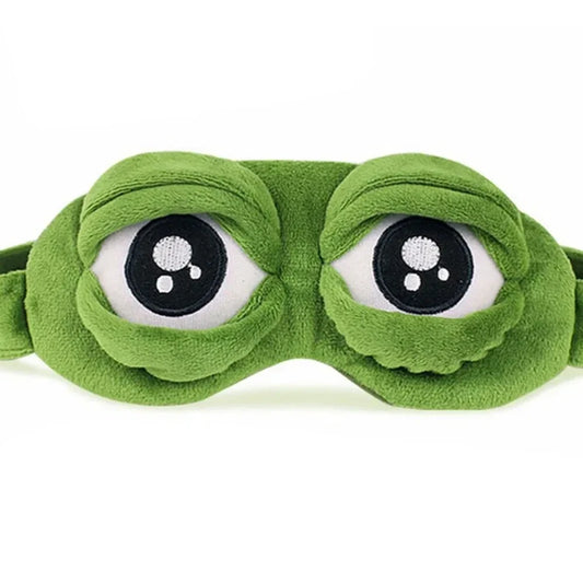 Plush Frog Sleep Mask