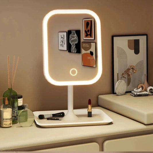 Minimalist LED Makeup Mirror