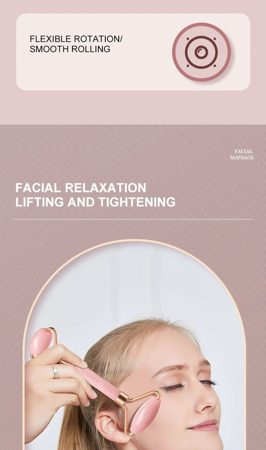 Baby Pink Facial Massage Roller