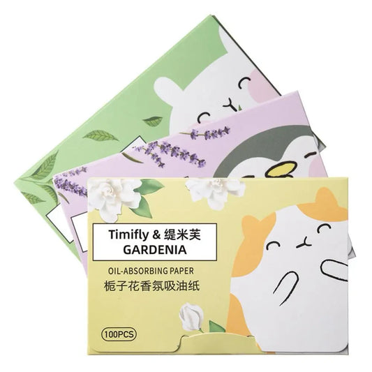 Natural Wood Pulp Oil Blotting Sheets