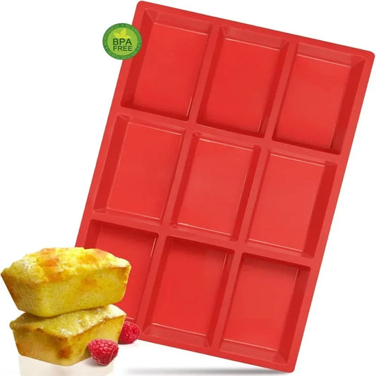 Silicone 9-Cavity Mini Loaf Pan