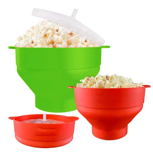 Collapsible Silicone Popcorn Bowl